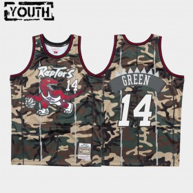 Dres Toronto Raptors Danny Green 14 Woodland Camo Swingman - Dječji